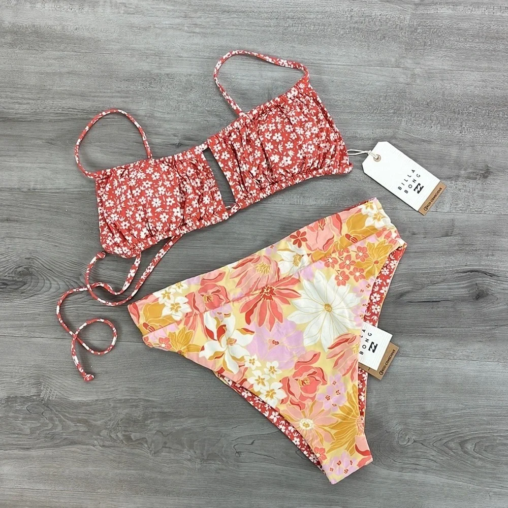 ☀️BILLABONG☀️ MADE FOR DAZE ALINA MADE FOR DAZE RISE BIKINI SET